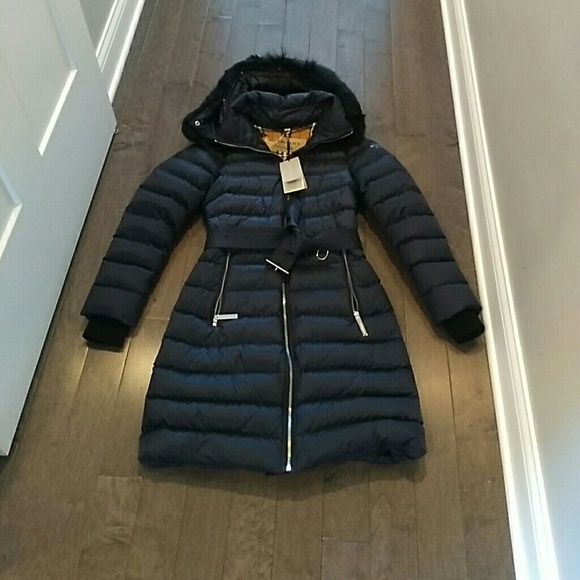 Burberry Limefield Genuine Shearling Hood Puffer - Picture 6 of 8